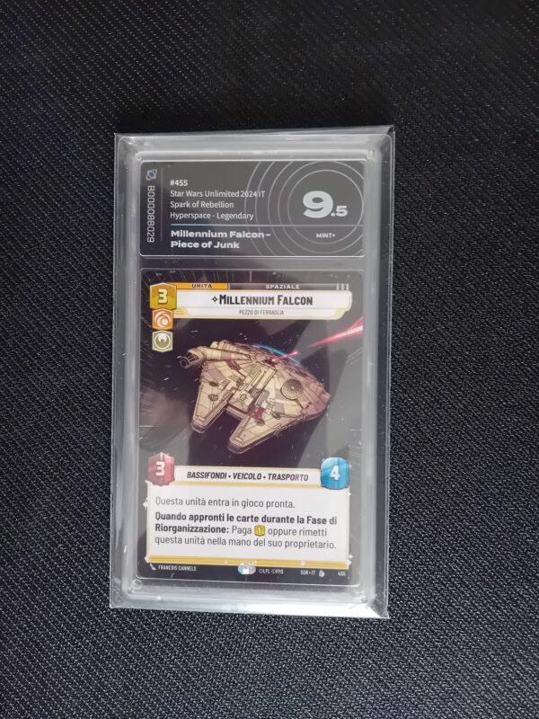 Millennium Falcon, Pezzo Di Ferraglia hyperspace star wars unlimited ITA AiGrading 9