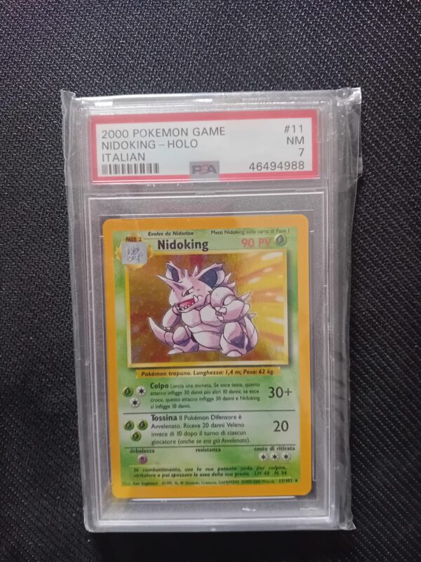 NIDOKING - HOLO  #11 PSA 7 - ITA