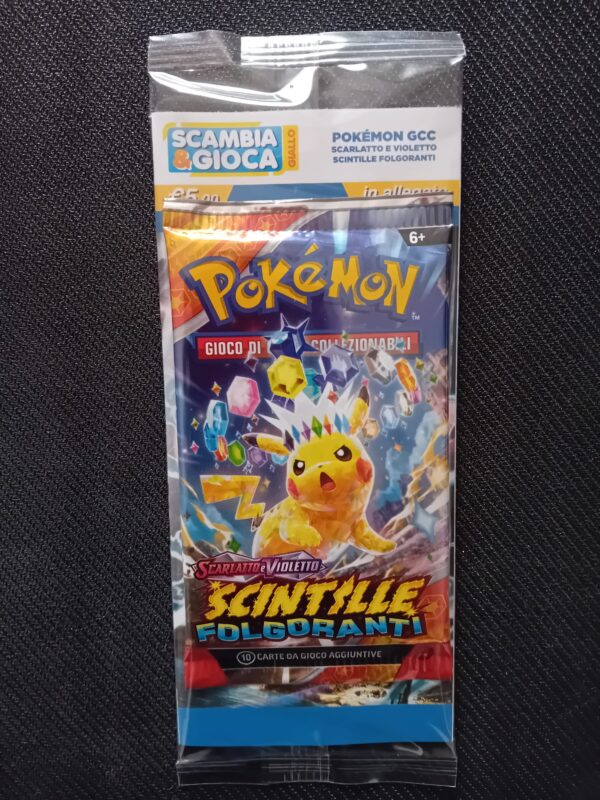 Pokemon Scintille Folgoranti Scarlatto e Violetto Booster Pack 1 bustina Italiano