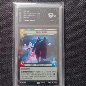 Darth Vader, Comandante Della Prima Legione 087/252  star wars unlimited Scintilla di Ribellione  AIgrading 9.5