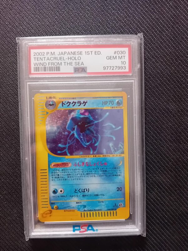 TENTACRUEL - HOLO - 2002 P.M - PSA 10 - PRIMA EDIZIONE #030