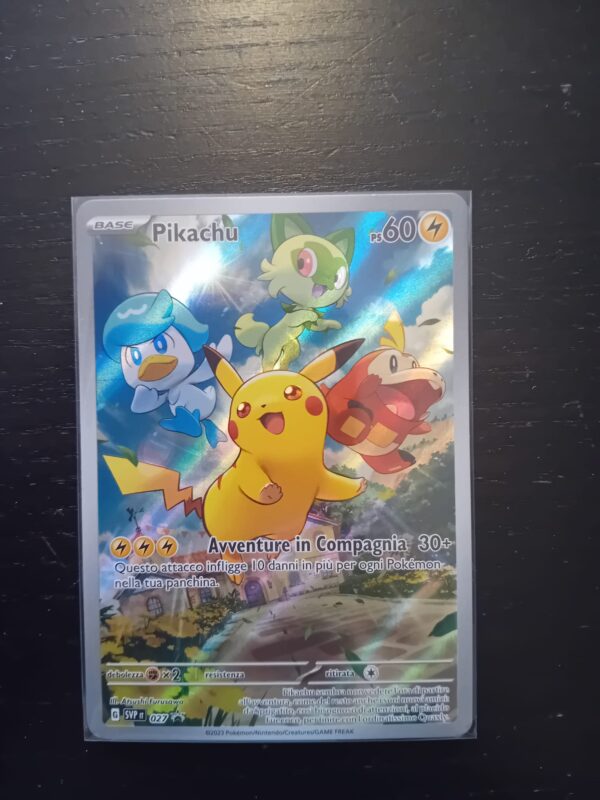 Pikachu SVP 027 SV Black Star Promos -