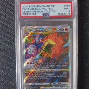 Charizard V astro SWSH262 Promo ITA NM - Gradata PSA 9