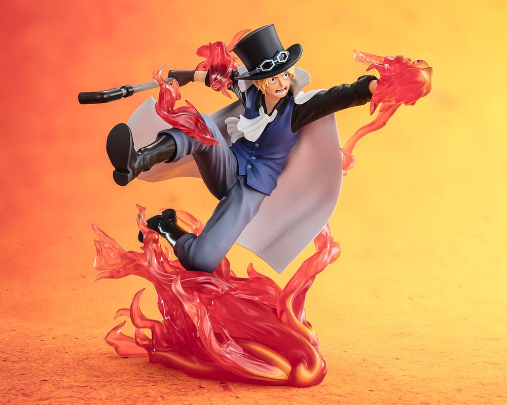 One Piece Figuarts ZERO Extra Battle PVC Statue Sabo Fire Fist Rook Check 19 cm - immagine 6