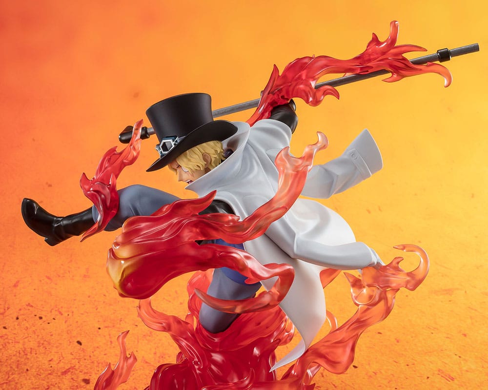 One Piece Figuarts ZERO Extra Battle PVC Statue Sabo Fire Fist Rook Check 19 cm - immagine 3