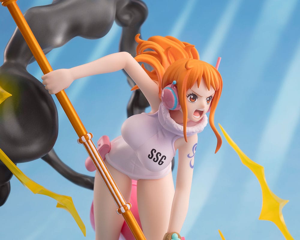 One Piece Figuarts ZERO Extra Battle PVC Statue Nami Lightning Blast 17 cm - immagine 3