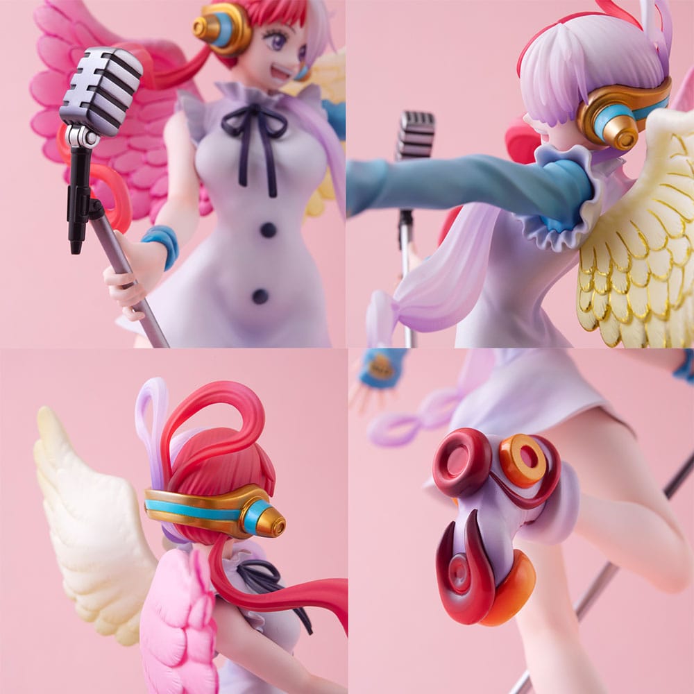 One Piece Red P.O.P PVC Statue Diva of the world Uta 23 cm - immagine 3