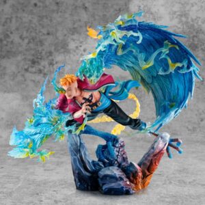 One Piece P.O.P MAS Maximum PVC Statue Marco the Phoenix Leader of 1st group of Whitebeard Pirates 32 cm