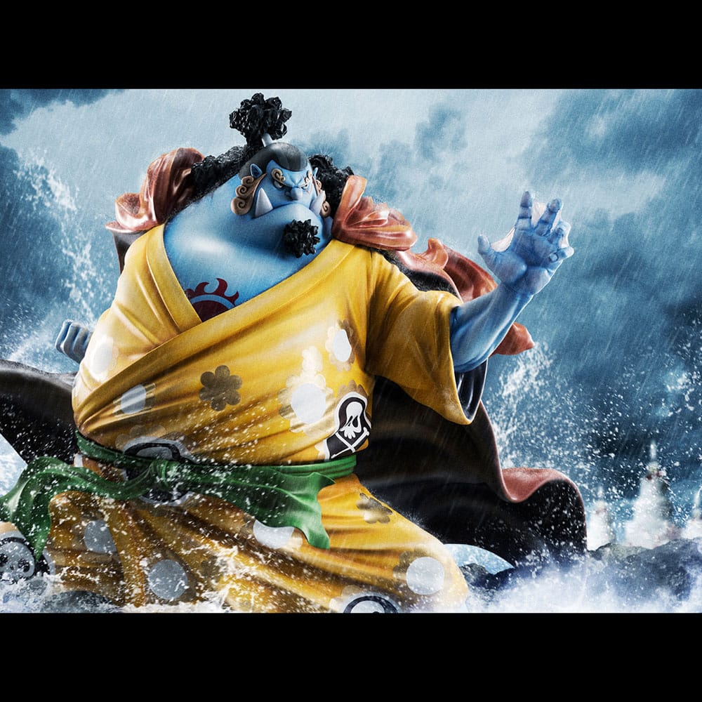 One Piece Portrait Of Pirates SA-MAXIMUM PVC Statue Knight of the Sea Jinbe Limited Reprint 25 cm - immagine 7