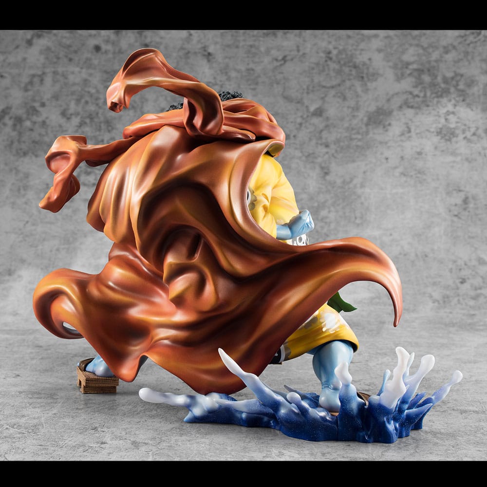 One Piece Portrait Of Pirates SA-MAXIMUM PVC Statue Knight of the Sea Jinbe Limited Reprint 25 cm - immagine 5