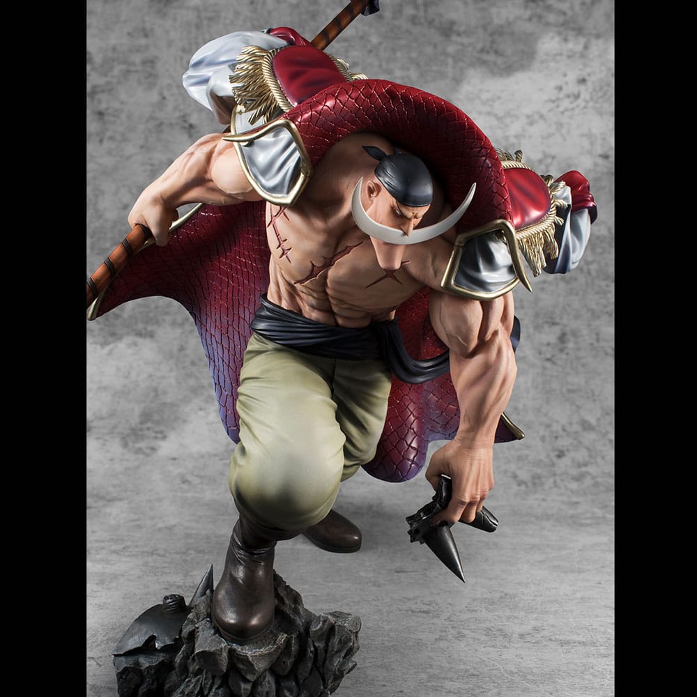 One Piece P.O.P NEO-Maximum PVC Statue White Beard Edward Newgate Super Limited Reprint Ver. 30 cm - immagine 3